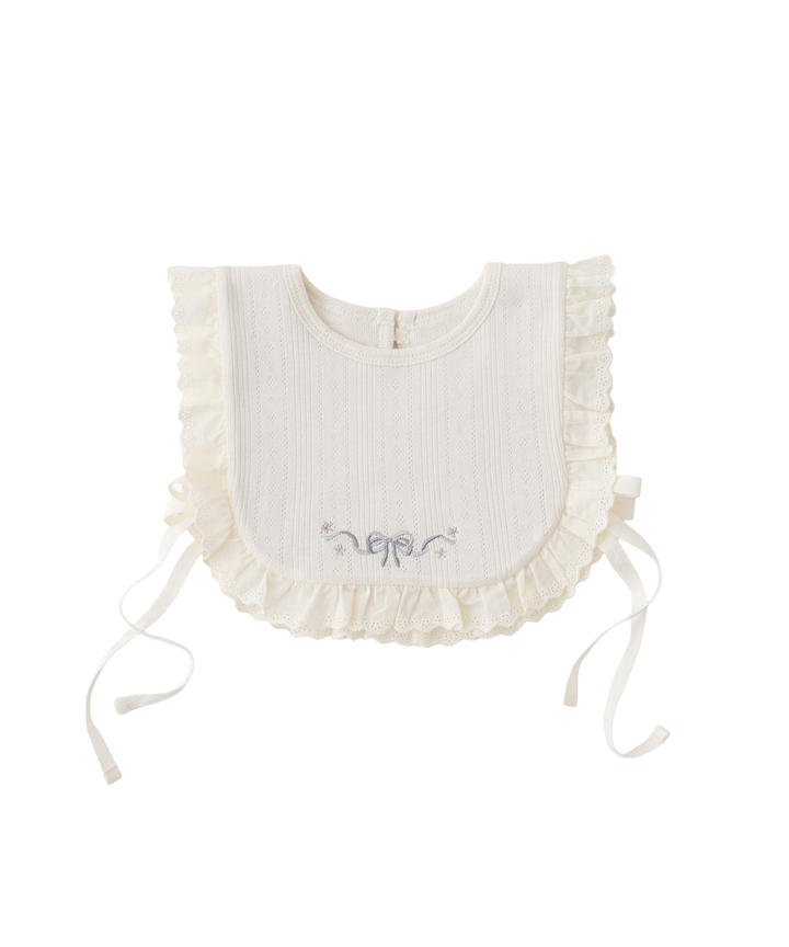 Pointelle Ribbed Bib Vest