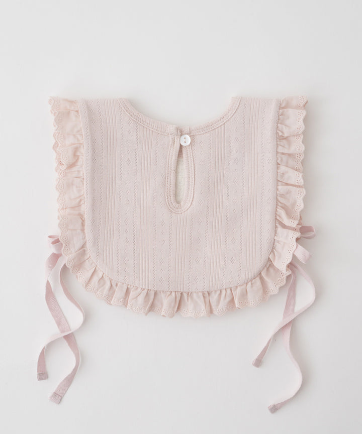 Pointelle Ribbed Bib Vest