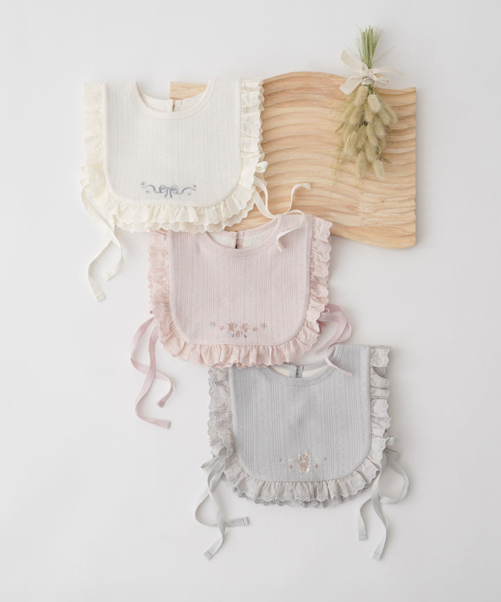 Pointelle Ribbed Bib Vest