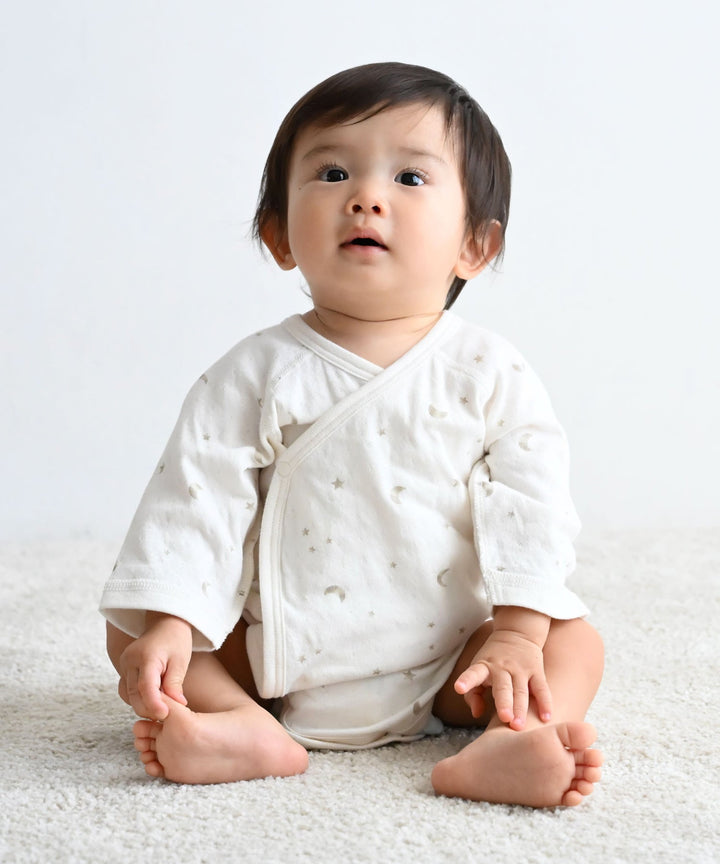 Warm Long-Sleeve Baby Bodysuit 3-Piece Set