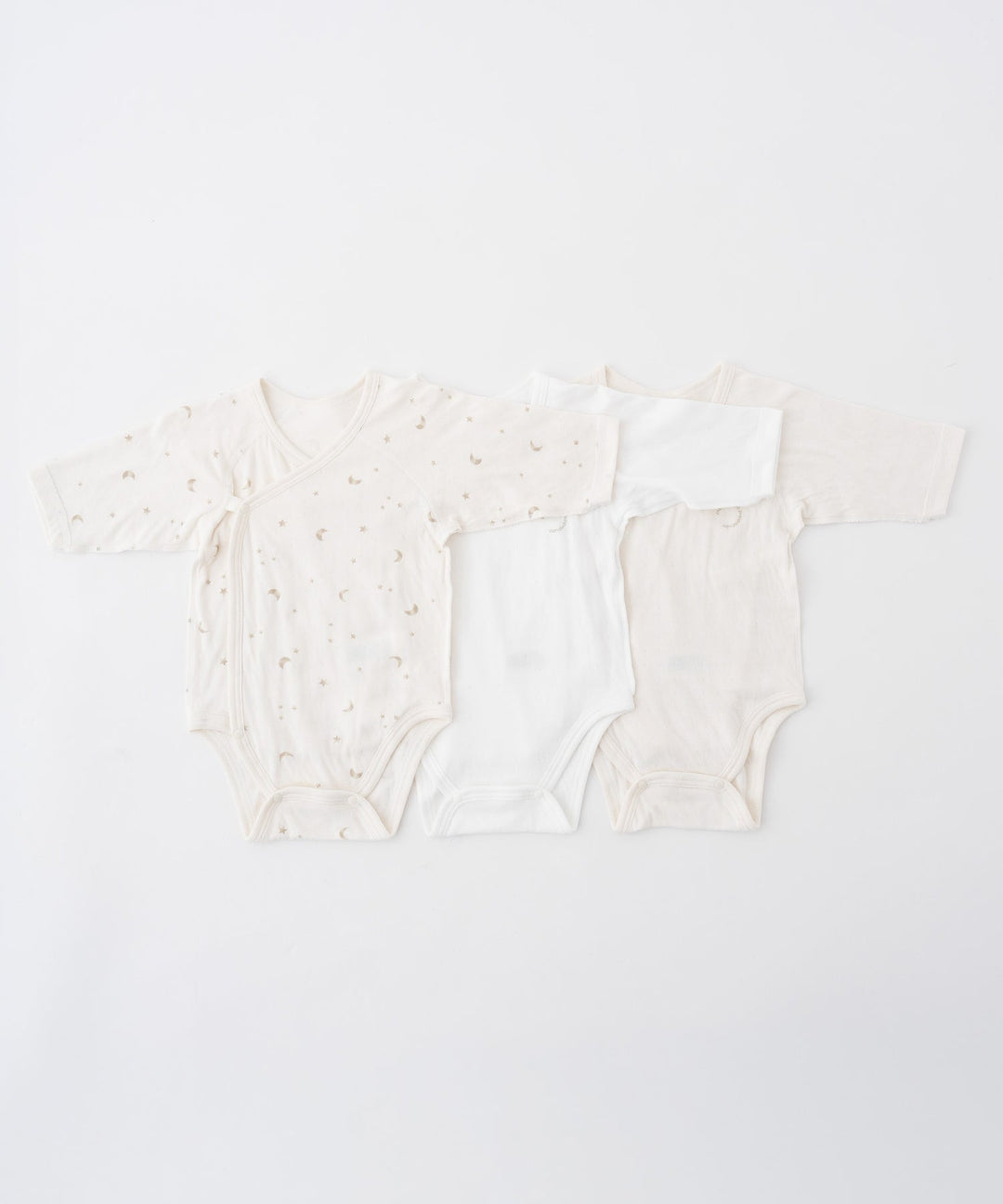 Warm Long-Sleeve Baby Bodysuit 3-Piece Set