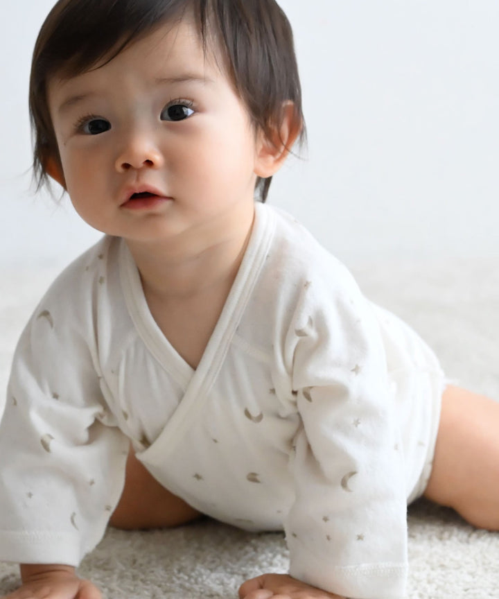 Warm Long-Sleeve Baby Bodysuit 3-Piece Set