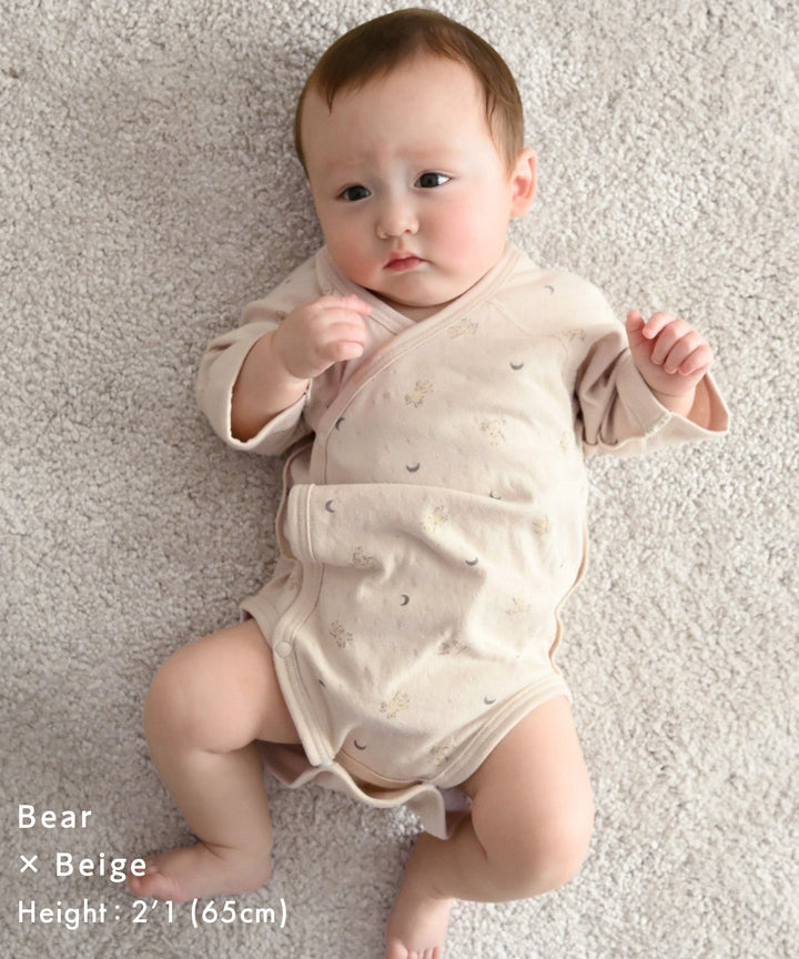 Warm Long-Sleeve Baby Bodysuit 3-Piece Set
