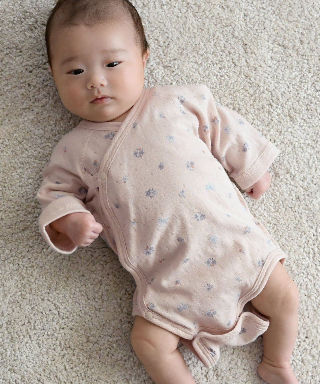 Warm Long-Sleeve Baby Bodysuit 3-Piece Set