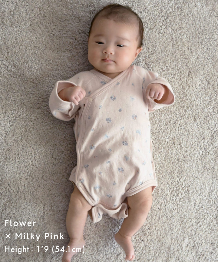Warm Long-Sleeve Baby Bodysuit 3-Piece Set
