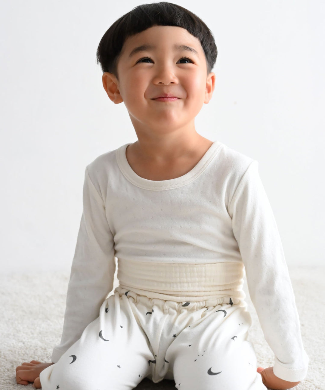 Warm Long-Sleeve Undershirt 2-Piece Set