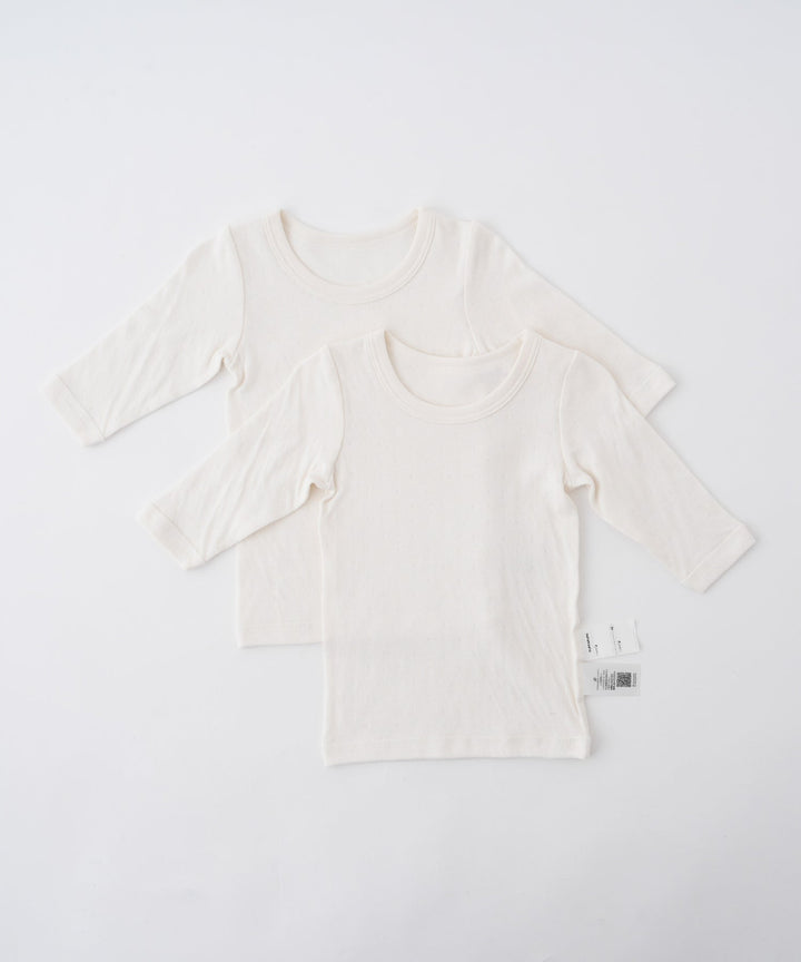 Warm Long-Sleeve Undershirt 2-Piece Set