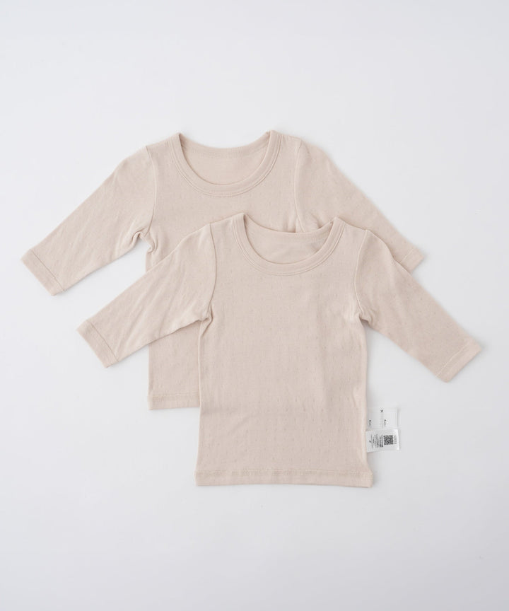 Warm Long-Sleeve Undershirt 2-Piece Set