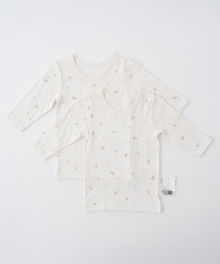 Warm Long-Sleeve Undershirt 2-Piece Set