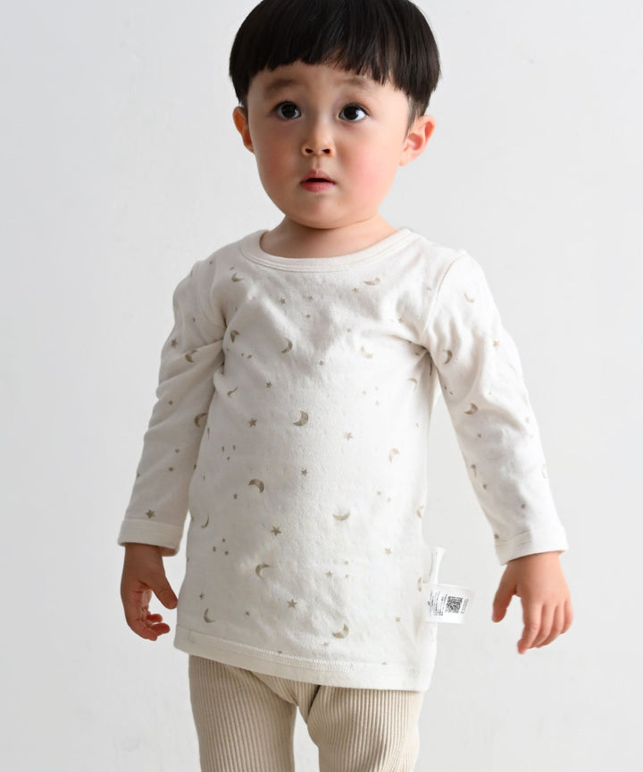 Warm Long-Sleeve Undershirt 2-Piece Set
