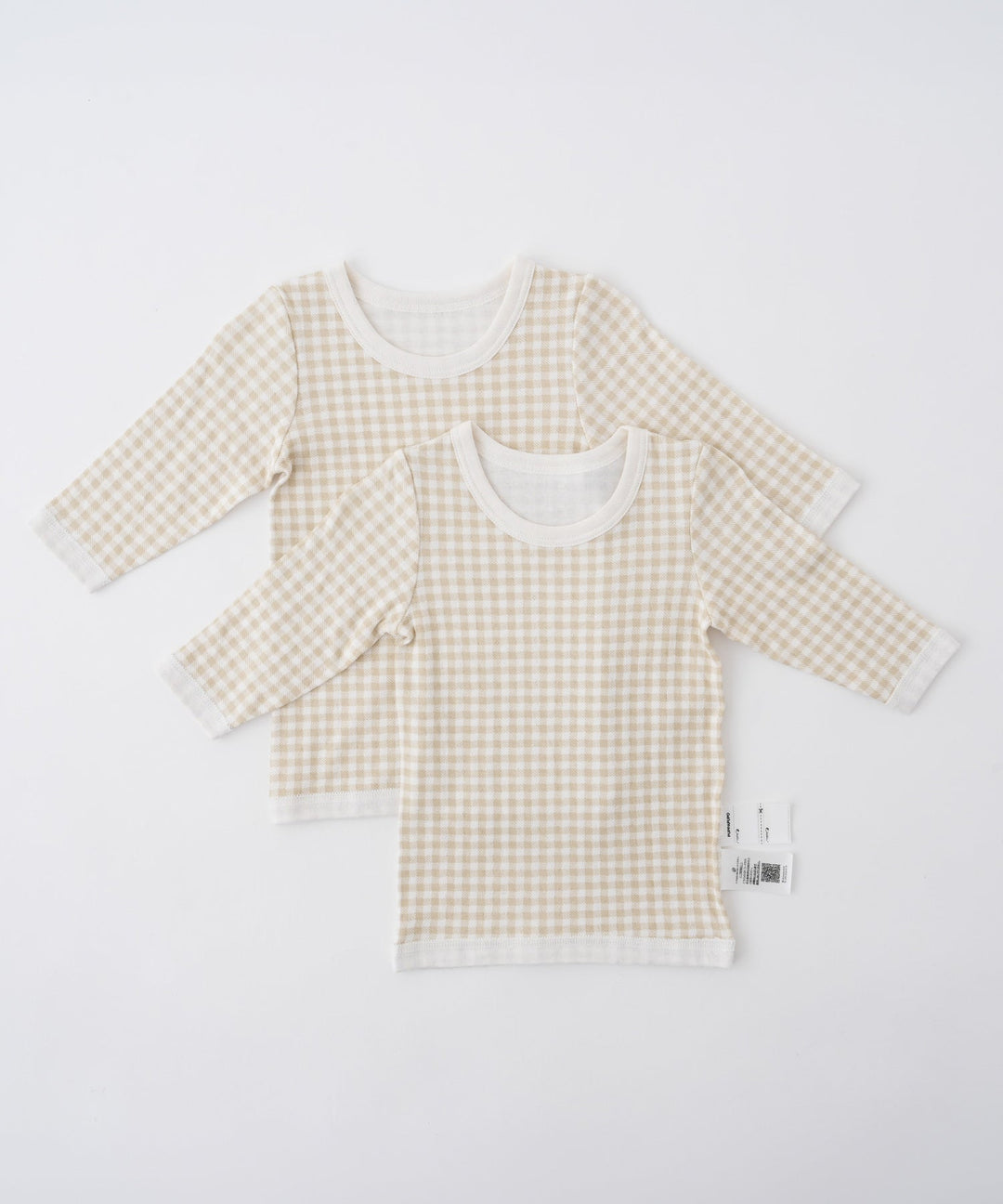 Warm Long-Sleeve Undershirt 2-Piece Set