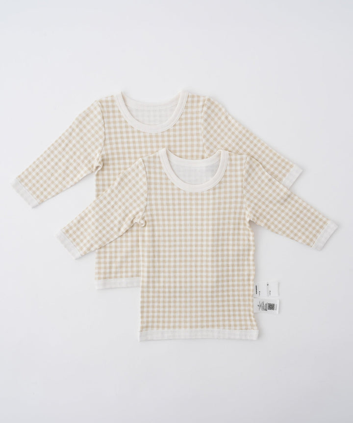 Warm Long-Sleeve Undershirt 2-Piece Set