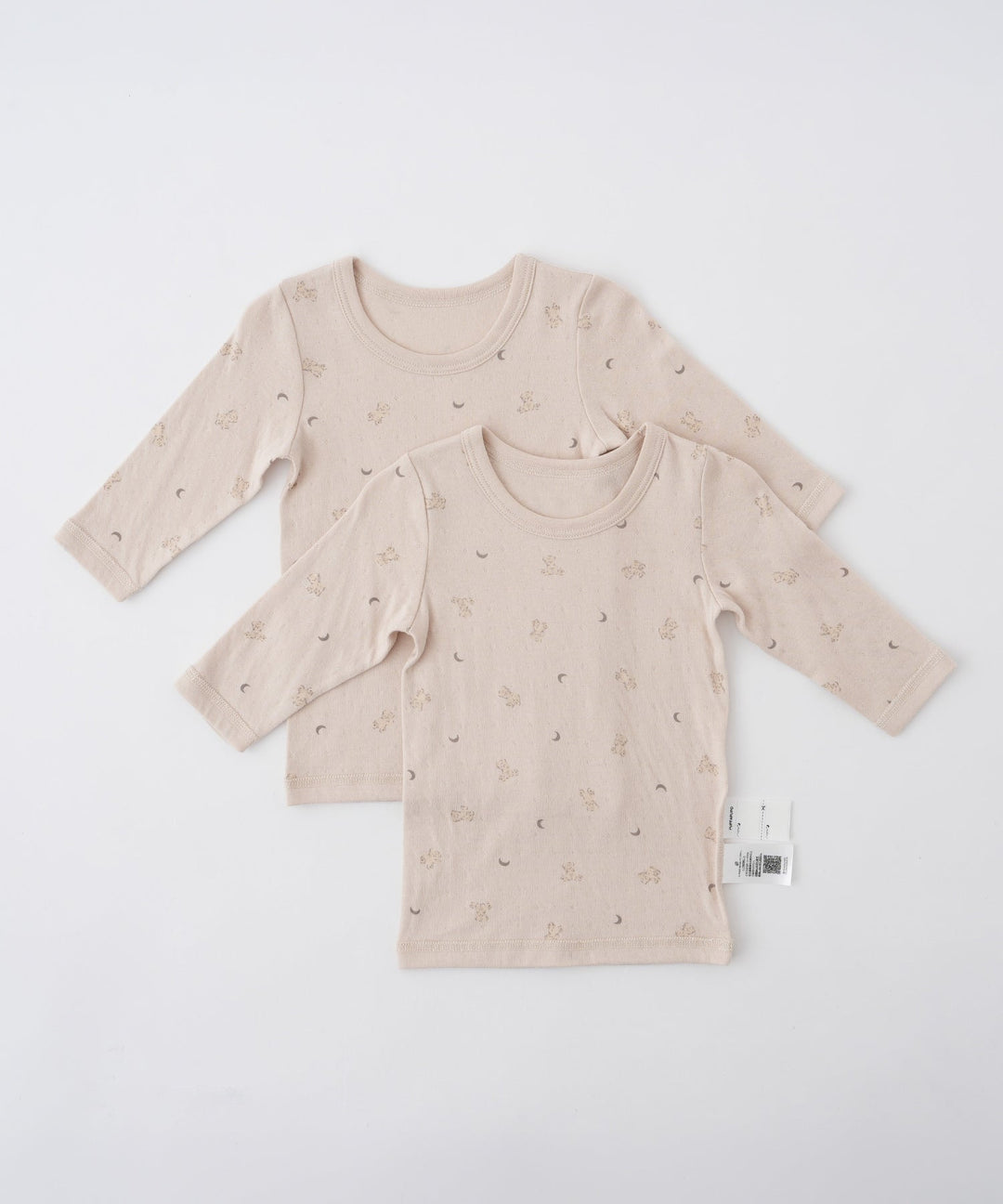 Warm Long-Sleeve Undershirt 2-Piece Set