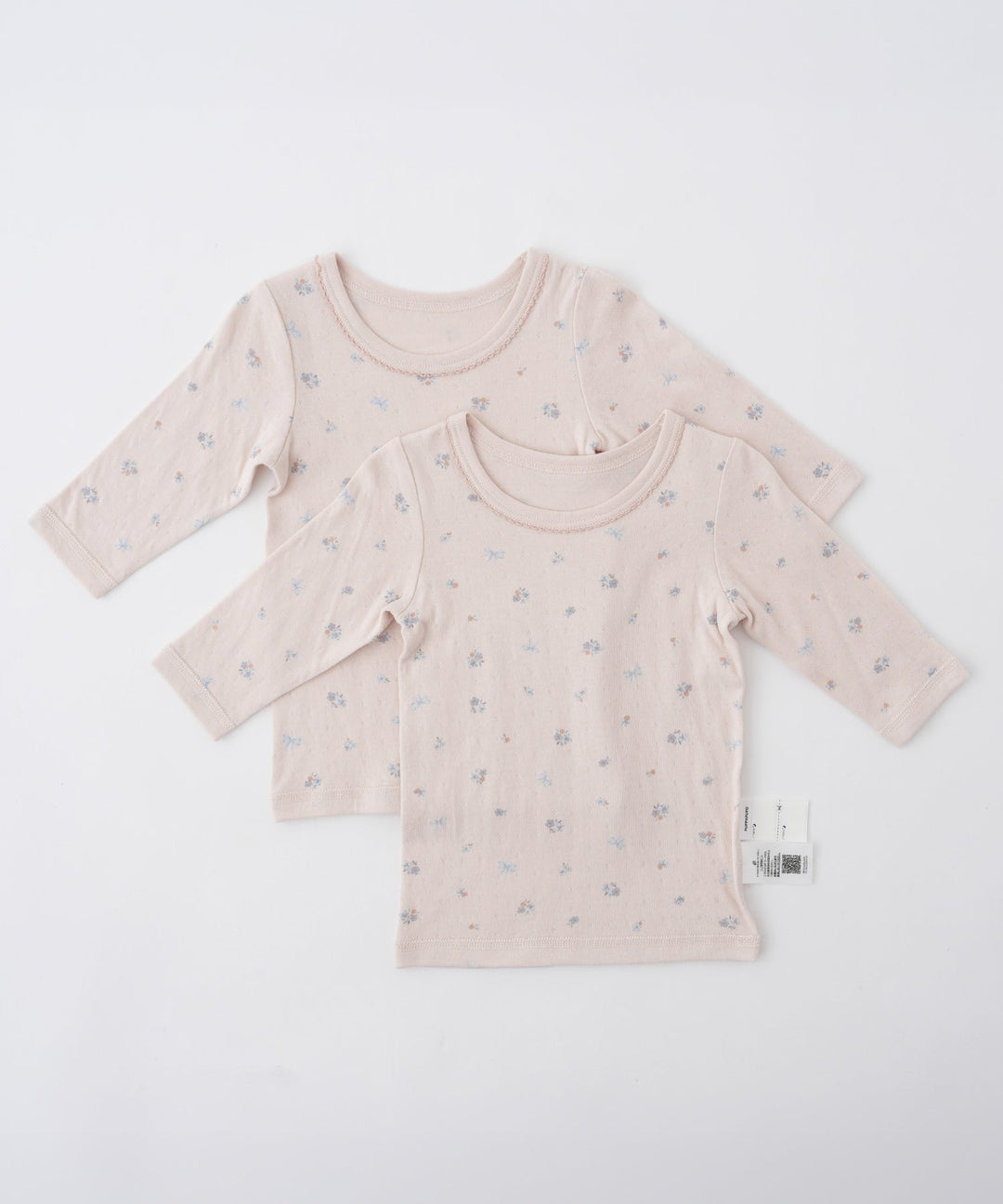 Warm Long-Sleeve Undershirt 2-Piece Set