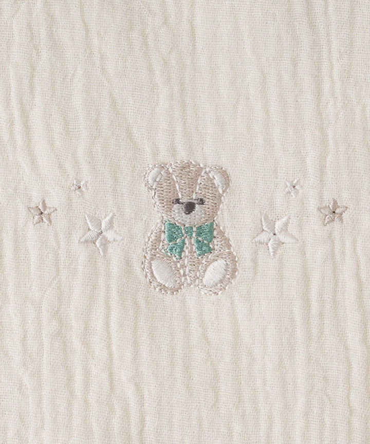 [Moisture-Retaining Flannel × Gauze] Reversible Wearable Blanket