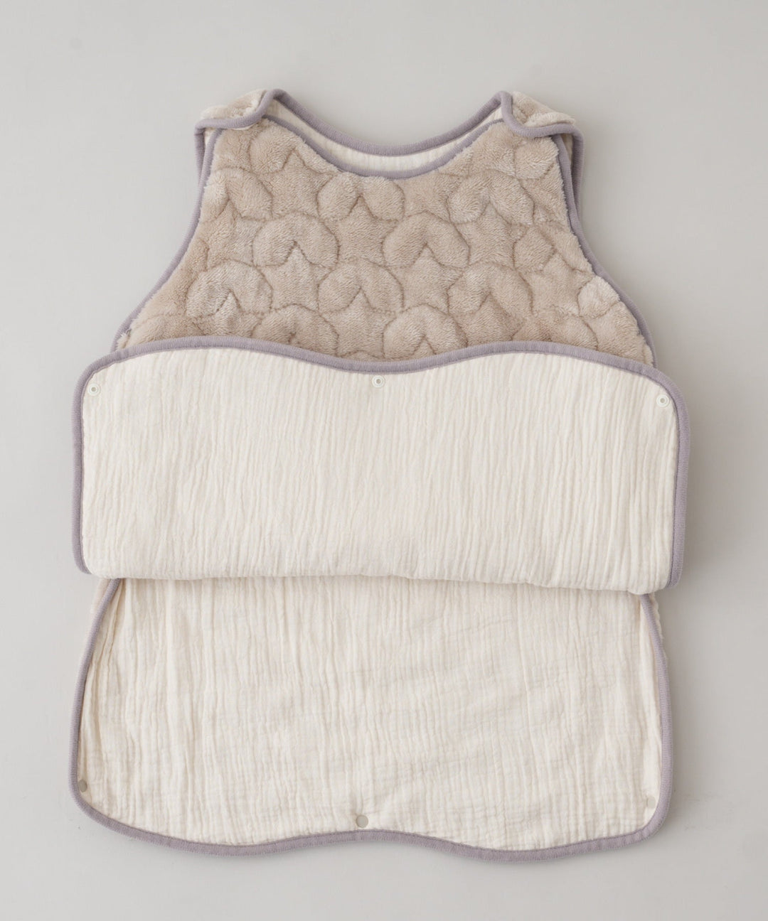 [Moisture-Retaining Flannel × Gauze] Reversible Wearable Blanket