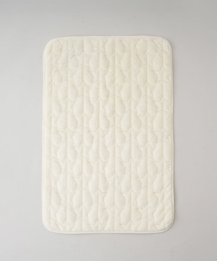 [Moisture-Retaining Flannel × Gauze] Reversible Baby Mattress Pad
