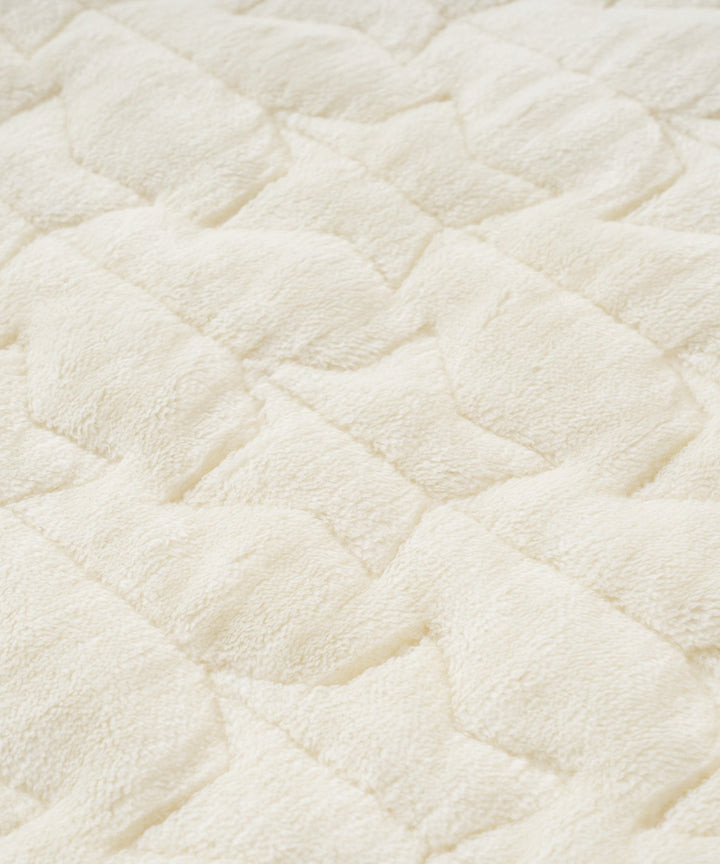 [Moisture-Retaining Flannel × Gauze] Reversible Baby Mattress Pad