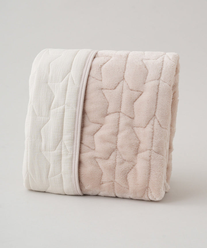 [Moisture-Retaining Flannel × Gauze] Reversible Baby Mattress Pad