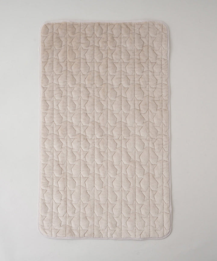 [Moisture-Retaining Flannel × Gauze] Reversible Baby Mattress Pad