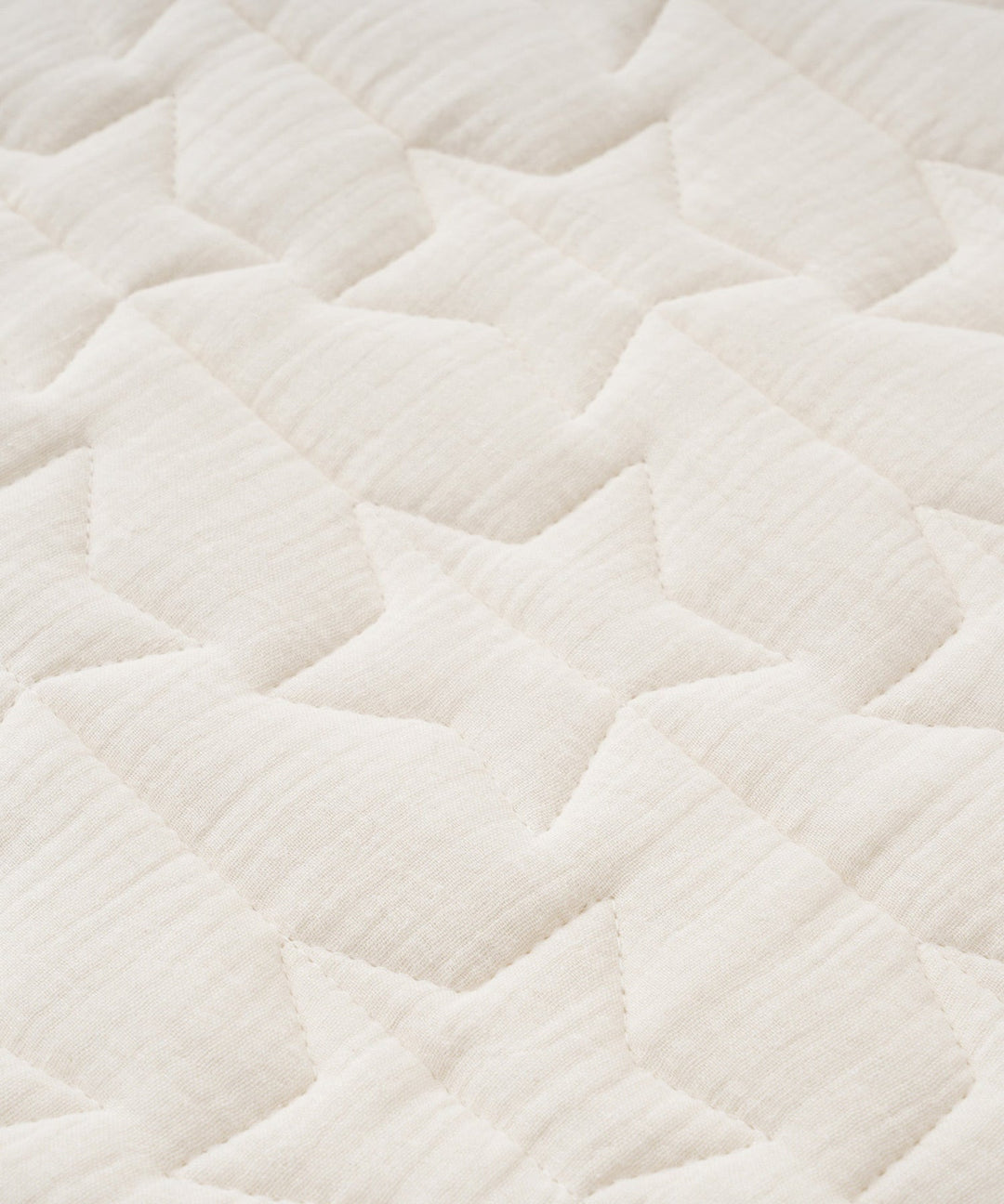 [Moisture-Retaining Flannel × Gauze] Reversible Baby Mattress Pad