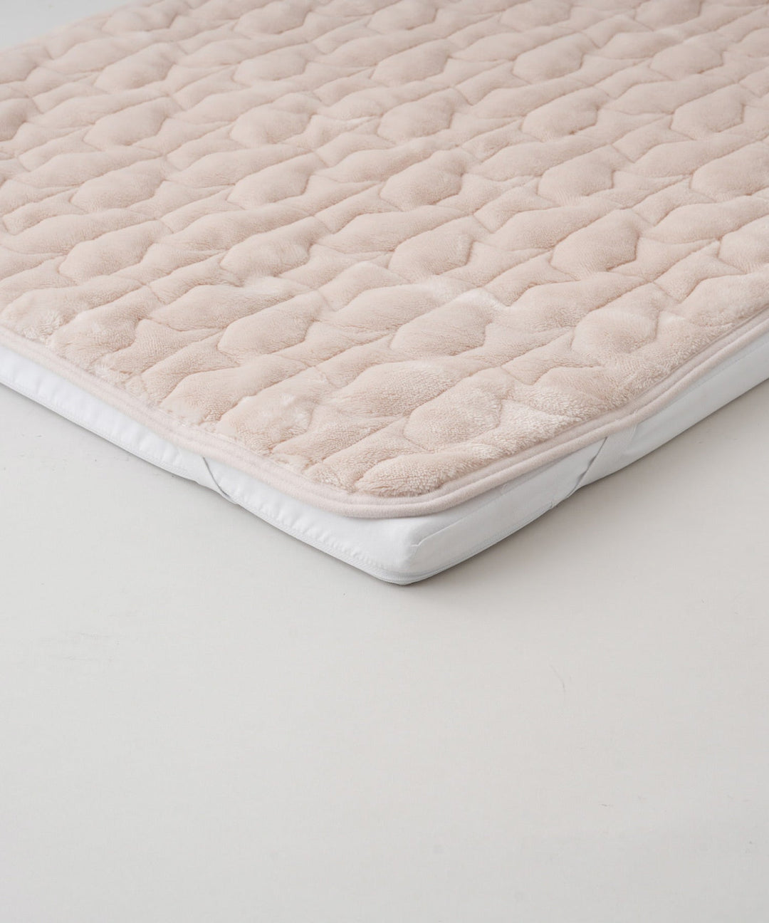 [Moisture-Retaining Flannel × Gauze] Reversible Baby Mattress Pad