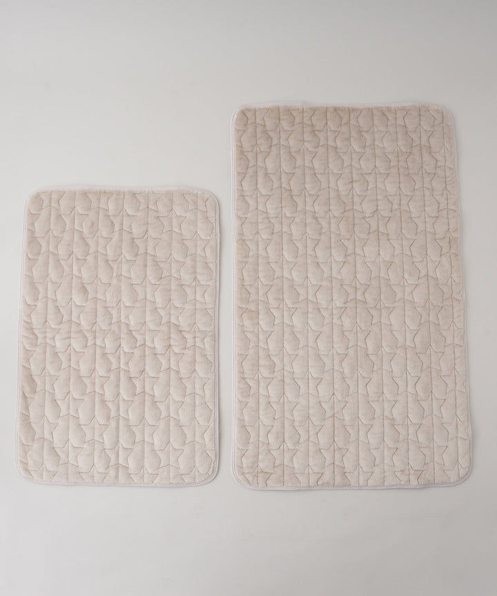 [Moisture-Retaining Flannel × Gauze] Reversible Baby Mattress Pad