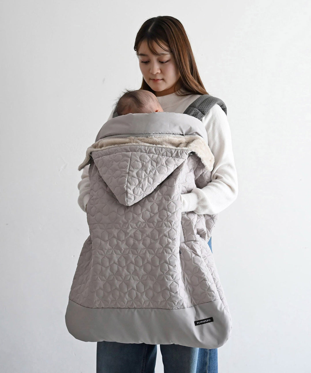 [Moisture-Retaining Flannel] 3-Way Winter Baby Carrier Cover