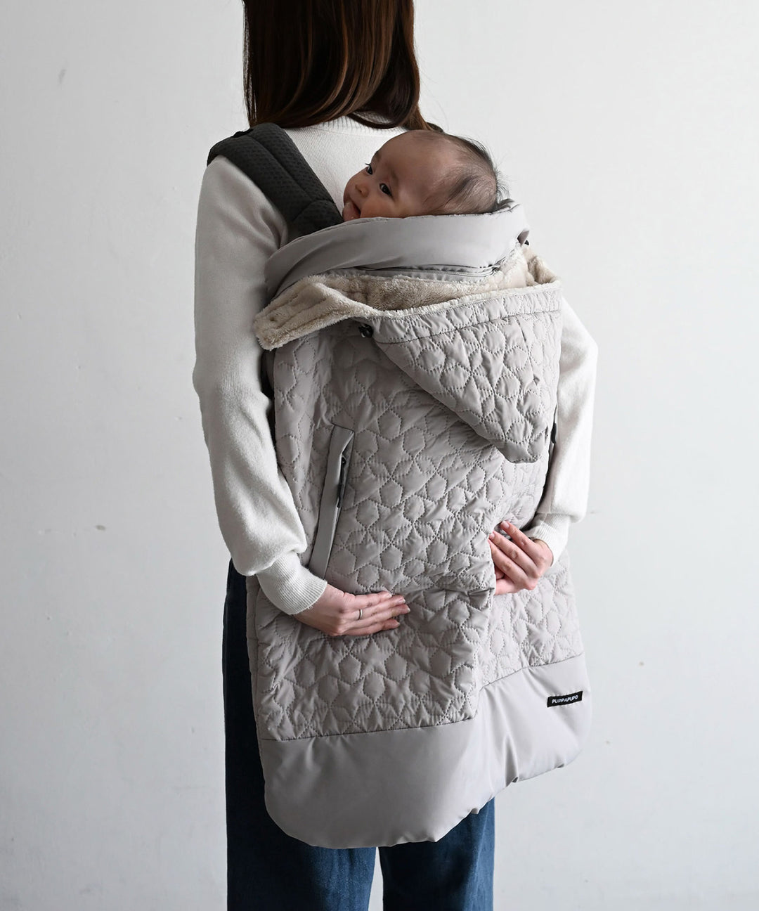 [Moisture-Retaining Flannel] 3-Way Winter Baby Carrier Cover