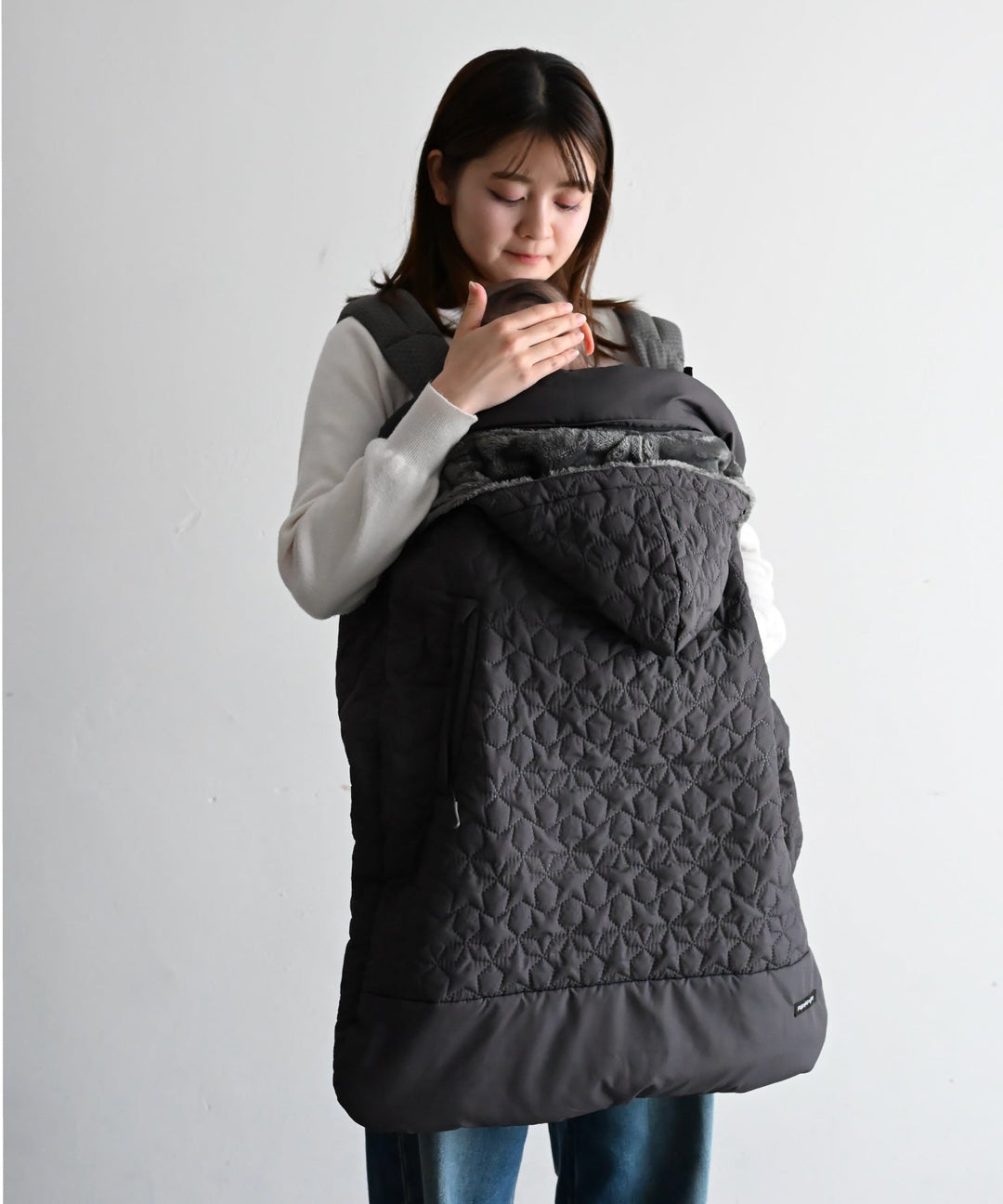 [Moisture-Retaining Flannel] 3-Way Winter Baby Carrier Cover