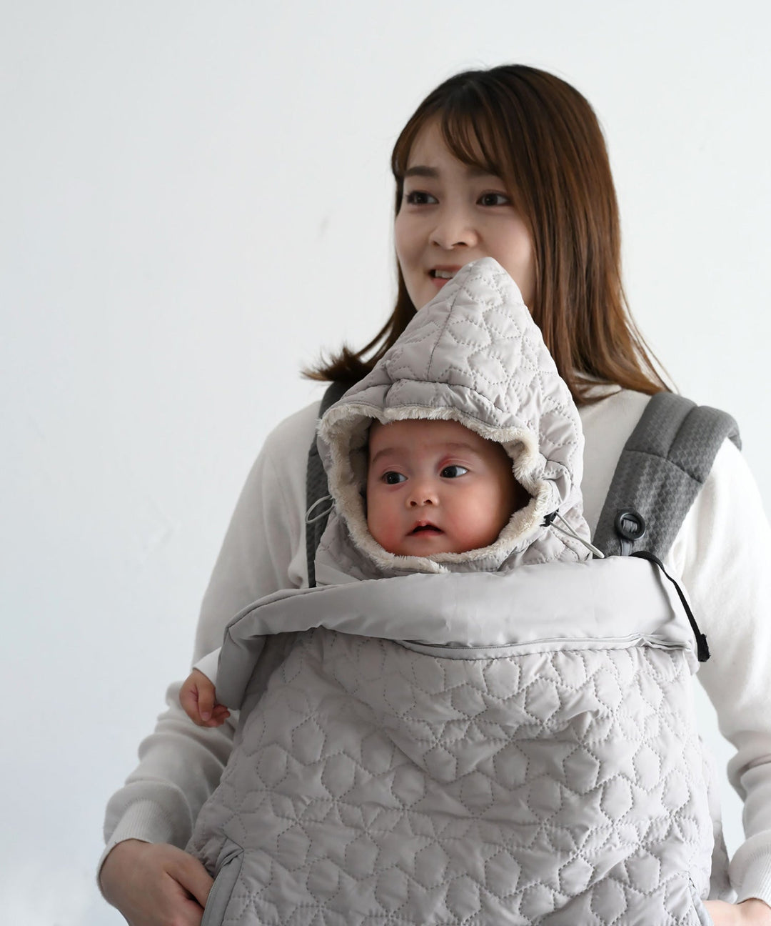 [Moisture-Retaining Flannel] 3-Way Winter Baby Carrier Cover