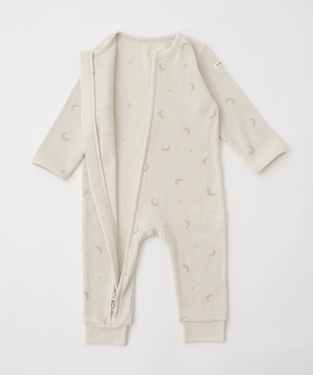 Double-Zip Long-Sleeve Waffle Coverall