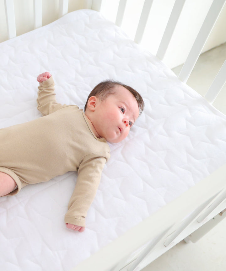 [Waterproof] 2-in-1 Baby Sweat-Absorbing Mattress Pad