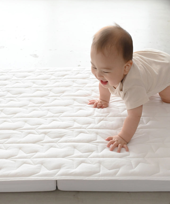 [Waterproof] Organic Sweat-absorbing Baby Mattress Pad [2-in-1]