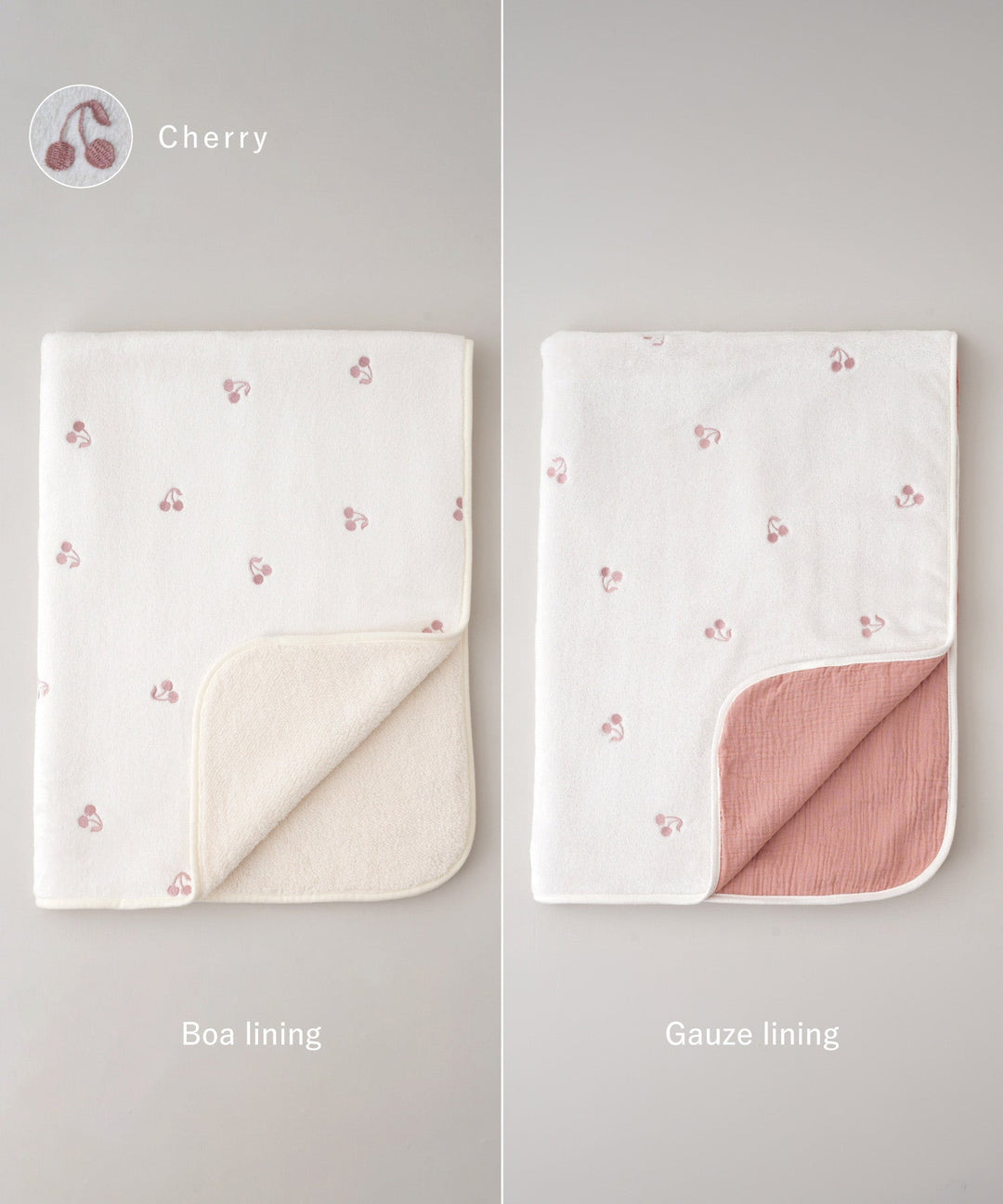 Flannel Baby Blanket (Choose Boa or Gauze Lining)