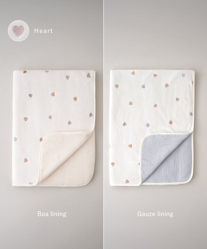 Flannel Baby Blanket (Choose Boa or Gauze Lining)