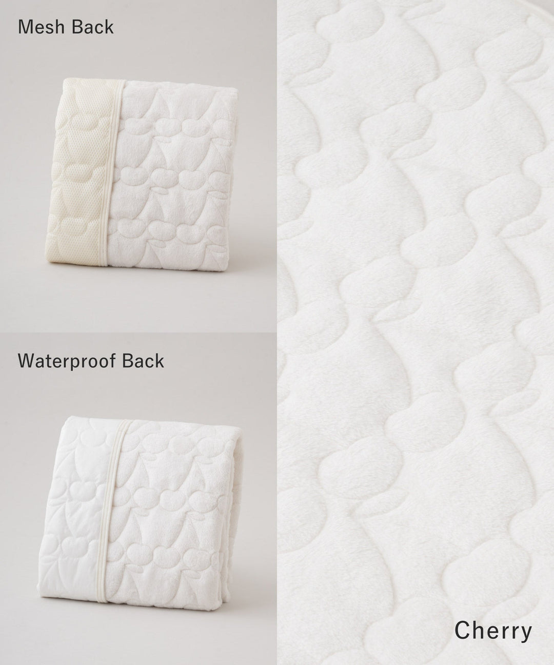 [Selectable] Baby Flannel Mattress Pad with Waterproof or Mesh Backing