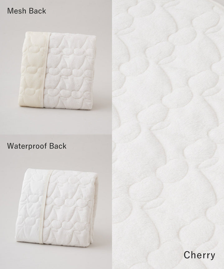[Selectable] Baby Flannel Mattress Pad with Waterproof or Mesh Backing