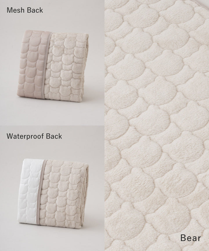 [Selectable] Baby Flannel Mattress Pad with Waterproof or Mesh Backing