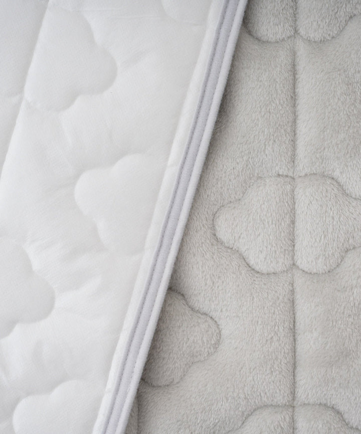 [Selectable] Baby Flannel Mattress Pad with Waterproof or Mesh Backing