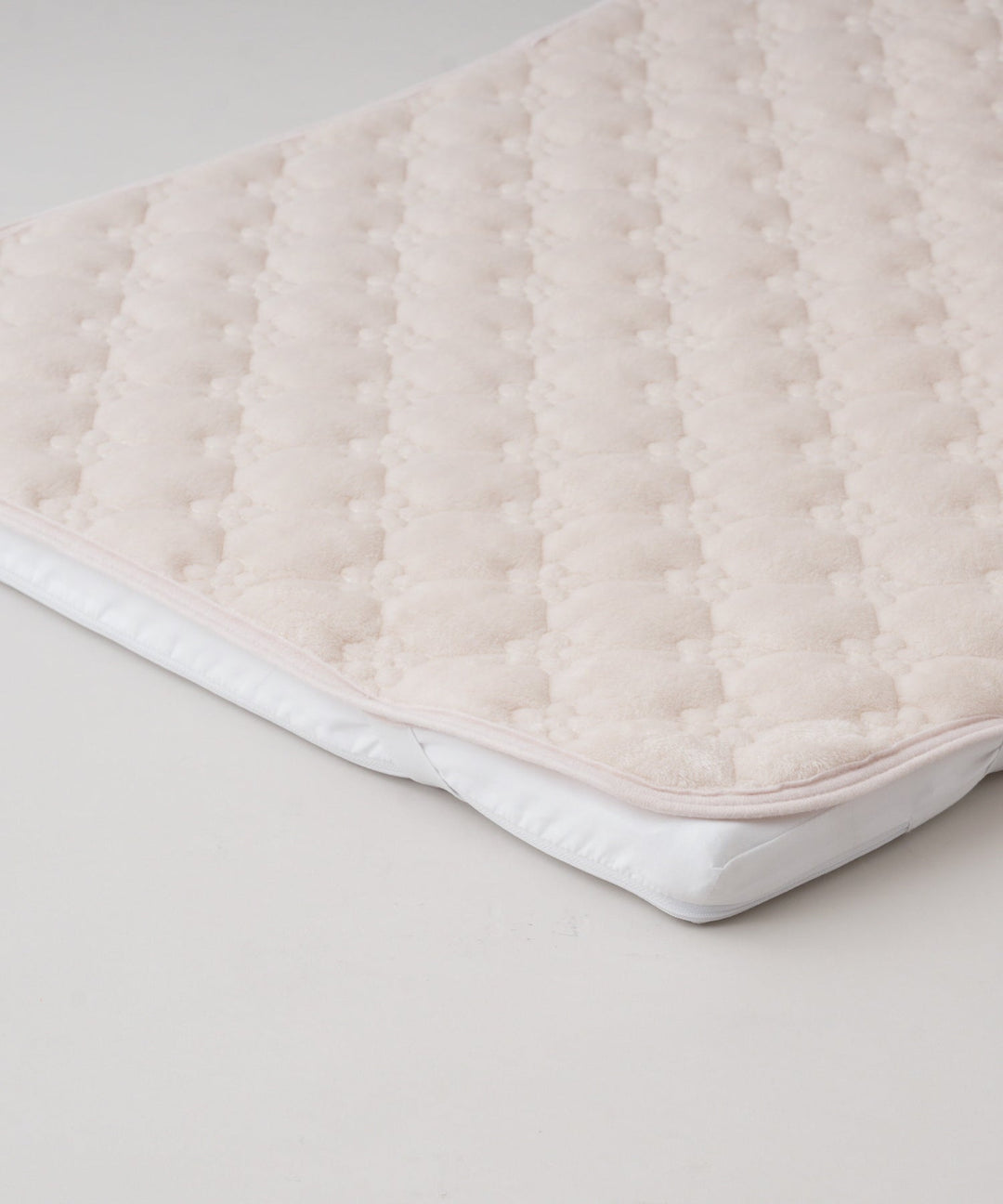 [Selectable] Baby Flannel Mattress Pad with Waterproof or Mesh Backing