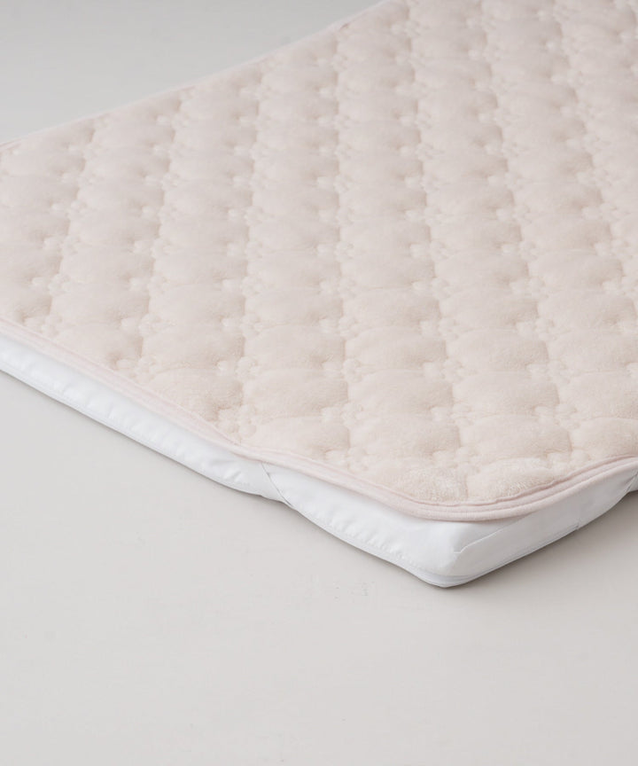 [Selectable] Baby Flannel Mattress Pad with Waterproof or Mesh Backing