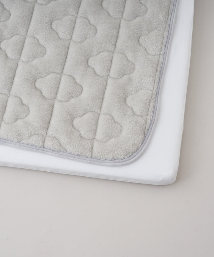 [Selectable] Baby Flannel Mattress Pad with Waterproof or Mesh Backing