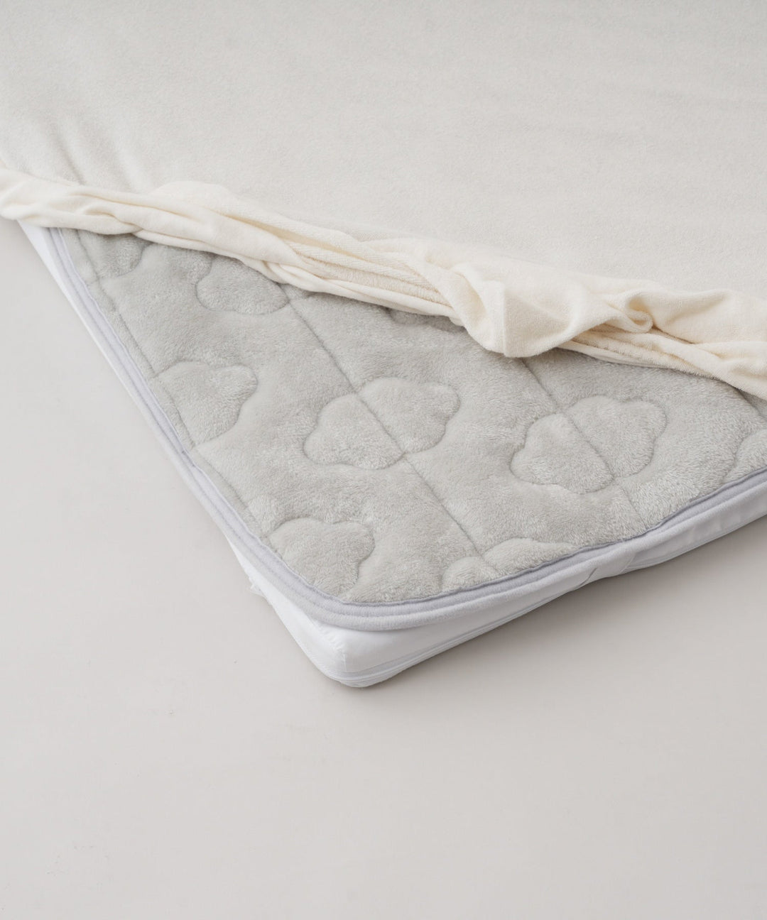 [Selectable] Baby Flannel Mattress Pad with Waterproof or Mesh Backing
