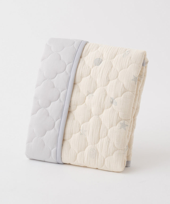 [Reversible] Baby Mattress Pad (Cooling Fabric × Organic Gauze)