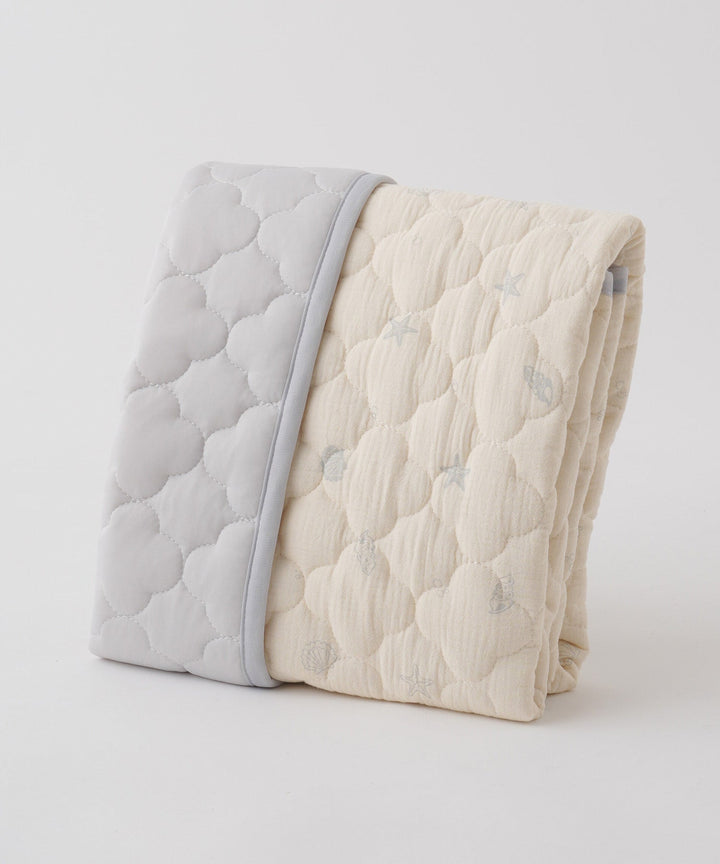 [Reversible] Baby Mattress Pad (Cooling Fabric × Organic Gauze)
