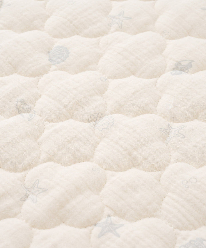 [Reversible] Baby Mattress Pad (Cooling Fabric × Organic Gauze)