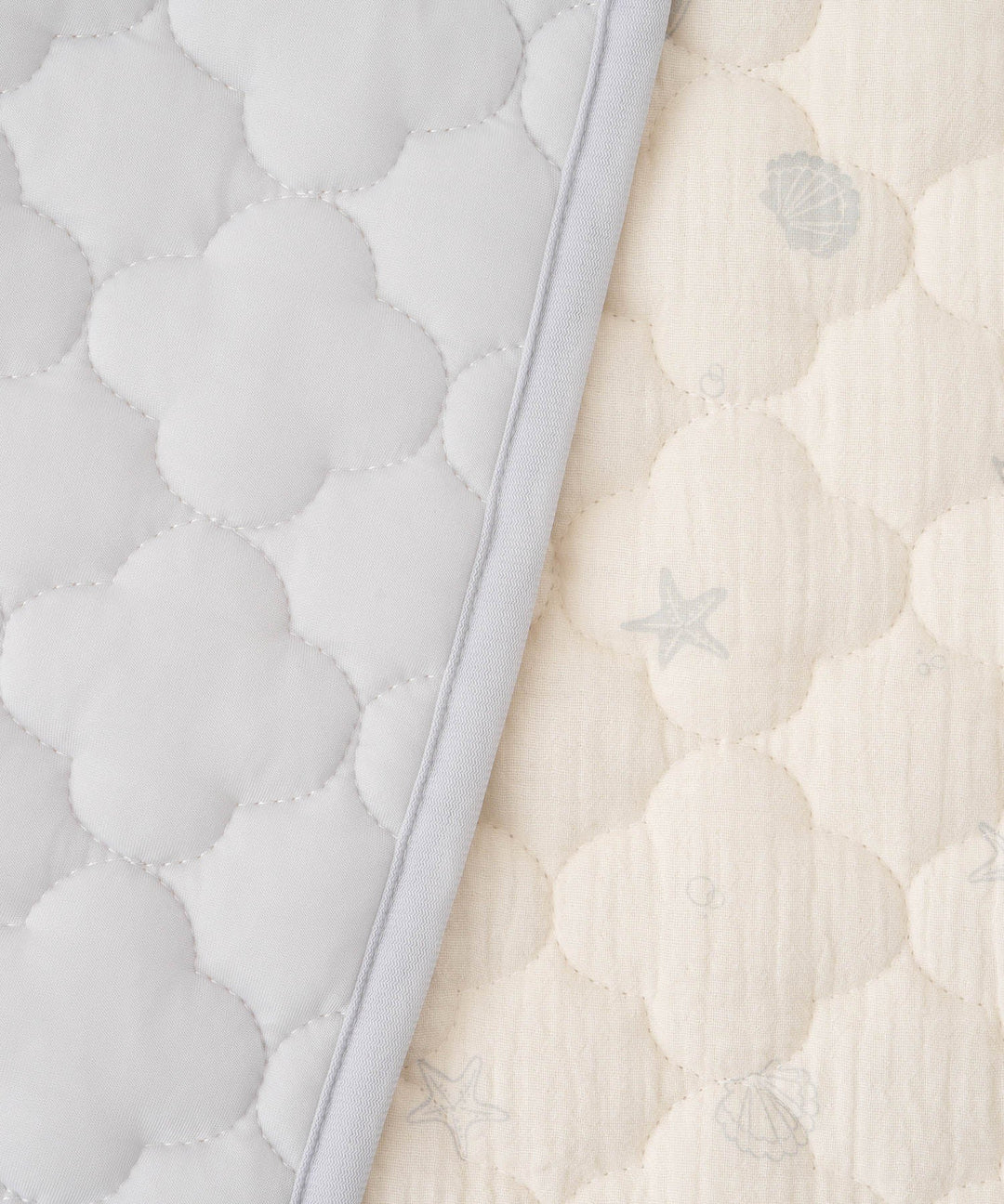 [Reversible] Baby Mattress Pad (Cooling Fabric × Organic Gauze)