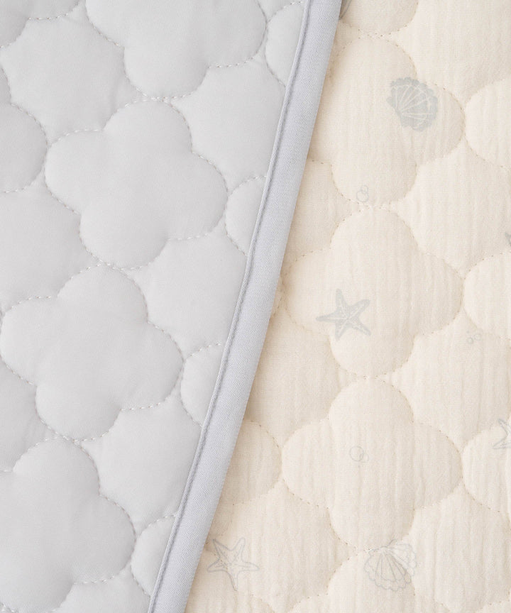 [Reversible] Baby Mattress Pad (Cooling Fabric × Organic Gauze)