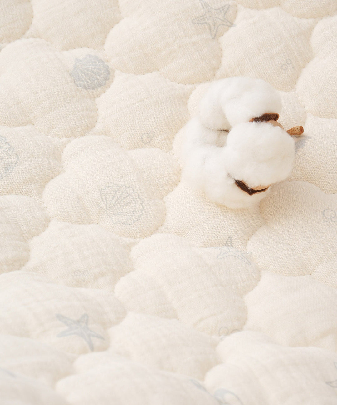 [Reversible] Baby Mattress Pad (Cooling Fabric × Organic Gauze)